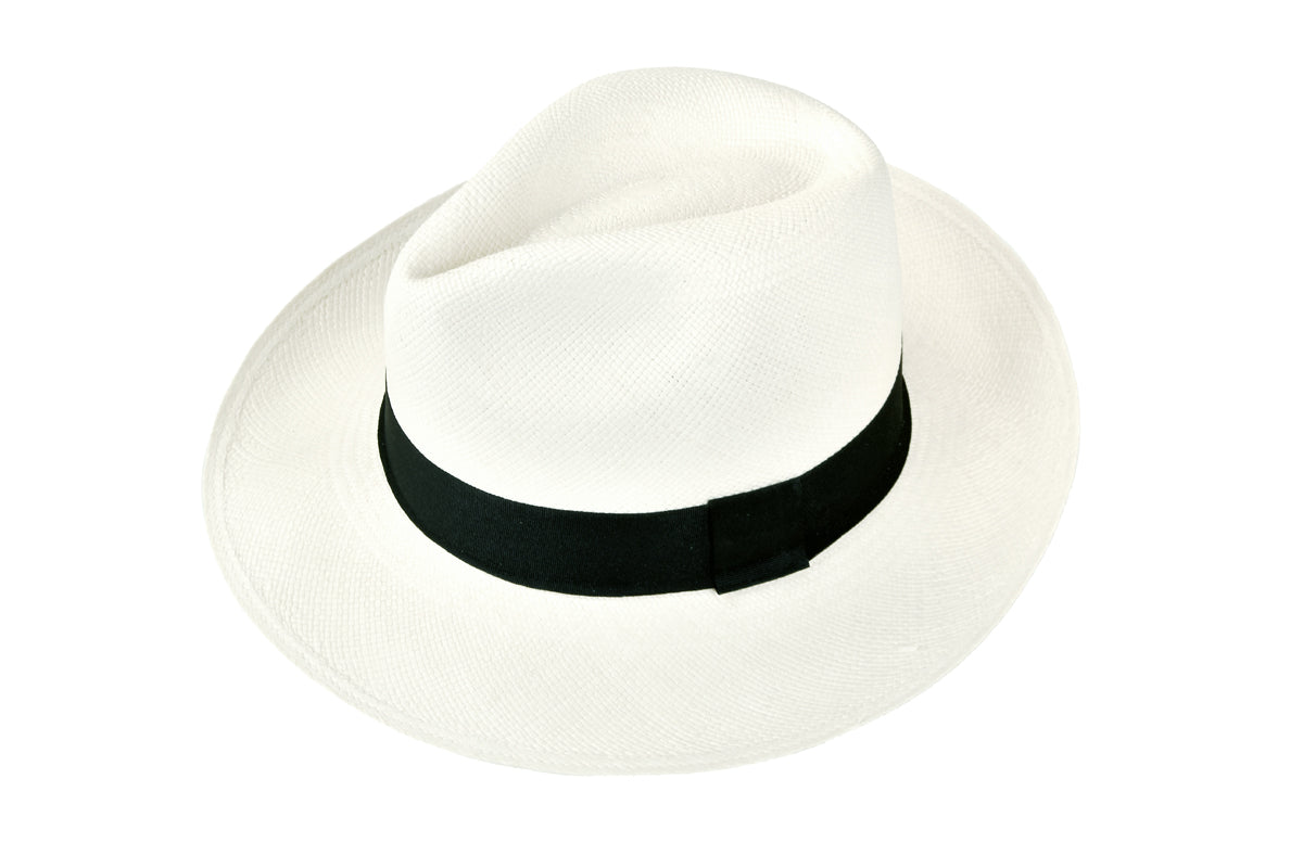 CLASSIC FEDORA CIGAR CROWN BRISA WHITE