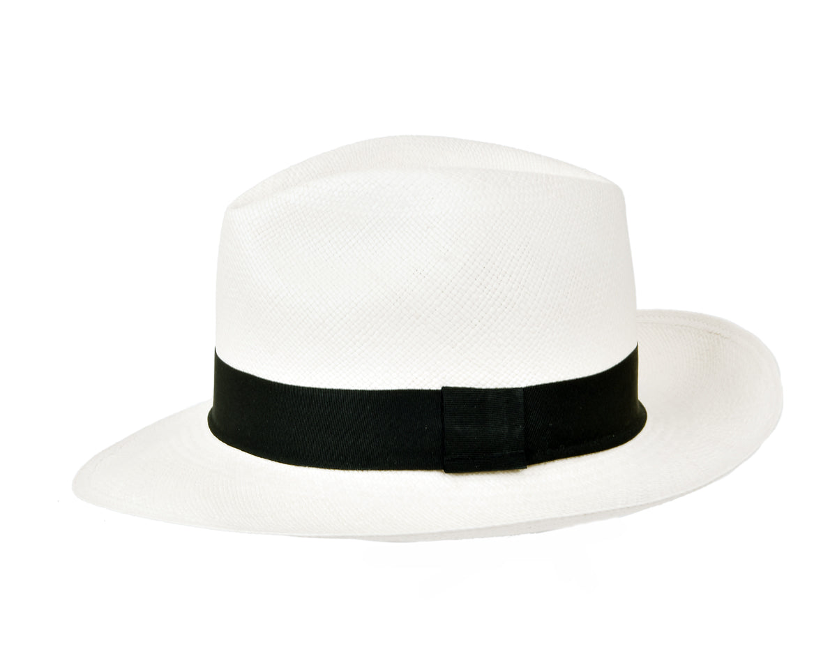 CLASSIC FEDORA CIGAR CROWN BRISA WHITE
