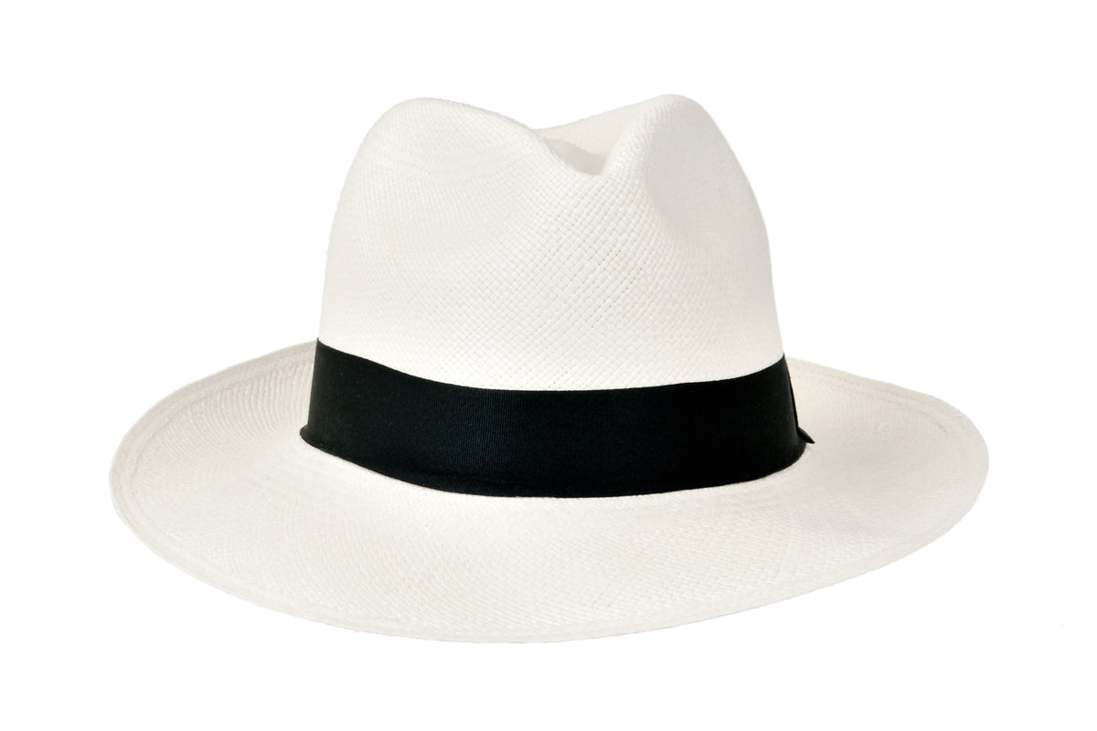 CLASSIC FEDORA CIGAR CROWN BRISA WHITE