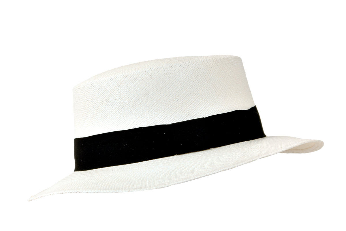 PANAMA BOATER WHITE