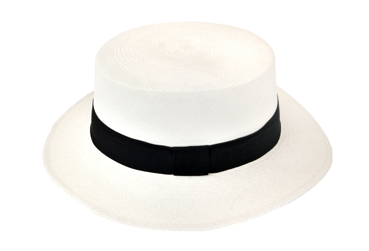 PANAMA BOATER WHITE