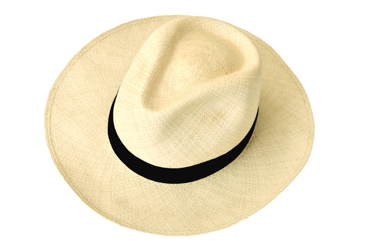 PANAMA HAT SUPER FINO TEAR DROP CROWN LLANO WEAVE